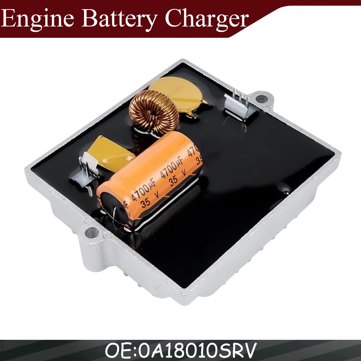Engine Battery Charger Assembly for Generac Generator 0A18010SRV 0A1801 12V