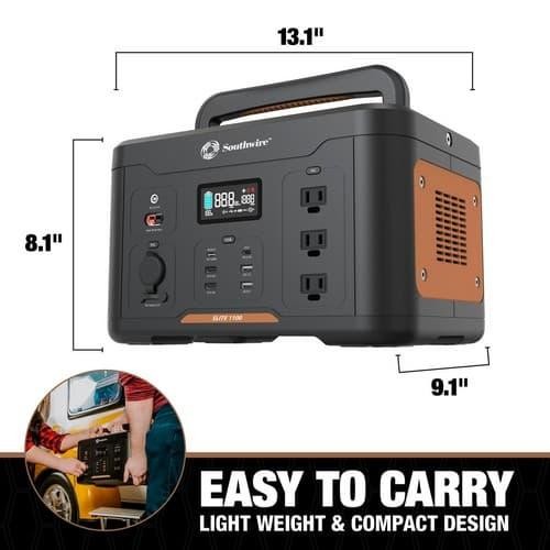 Southwire, 53253, Elite 1100 Series Portable Power Station