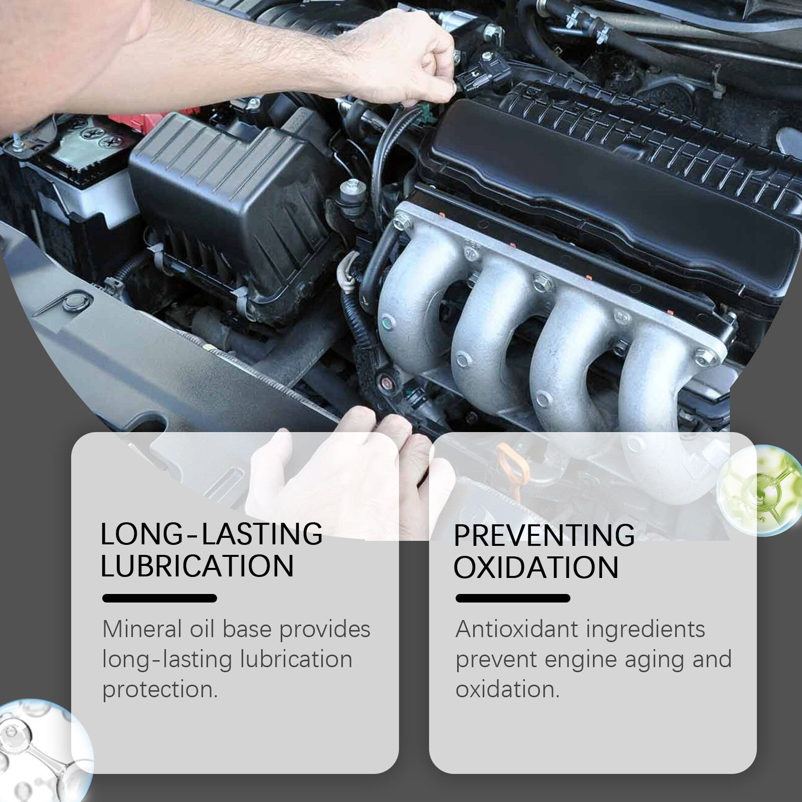 2Pcs Anti-Wear Engine Treatment Oil Additive Highly Effective Engine Protectant