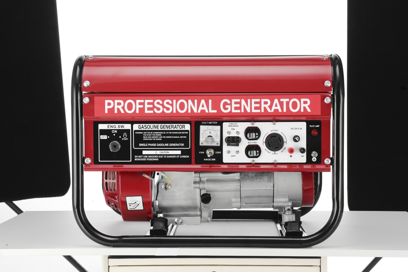5000W Portable Generator Gas Powered 4 Stroke for Home Backup Construction US