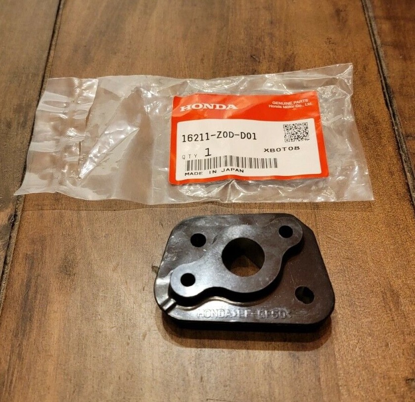 NEW Genuine HONDA Carburetor Insulator EU2000 EU2200 EB2200 16211-Z0D-D01 OEM
