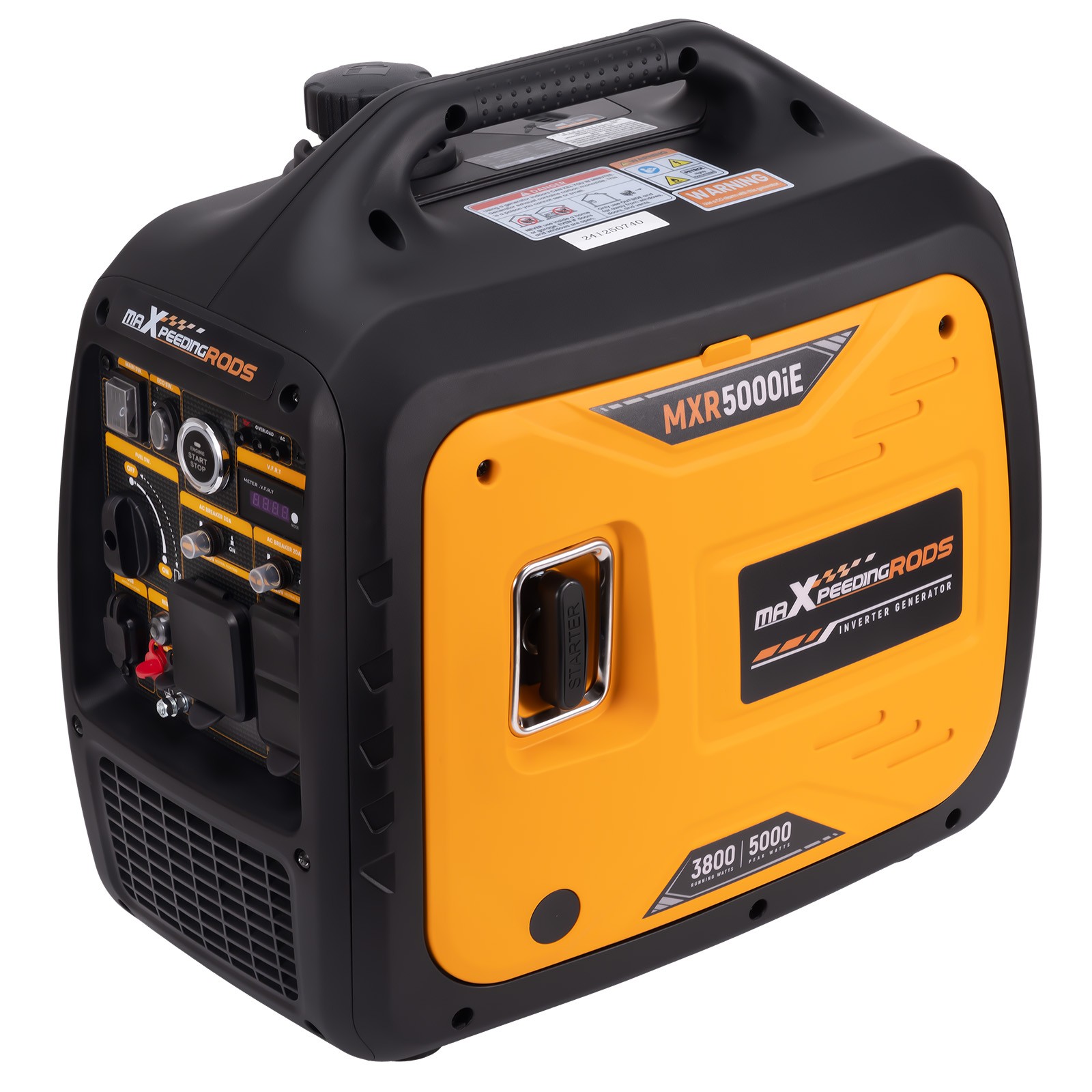 Portable 27kg Inverter Generator 5000W Watts Gas Powered Electric Start