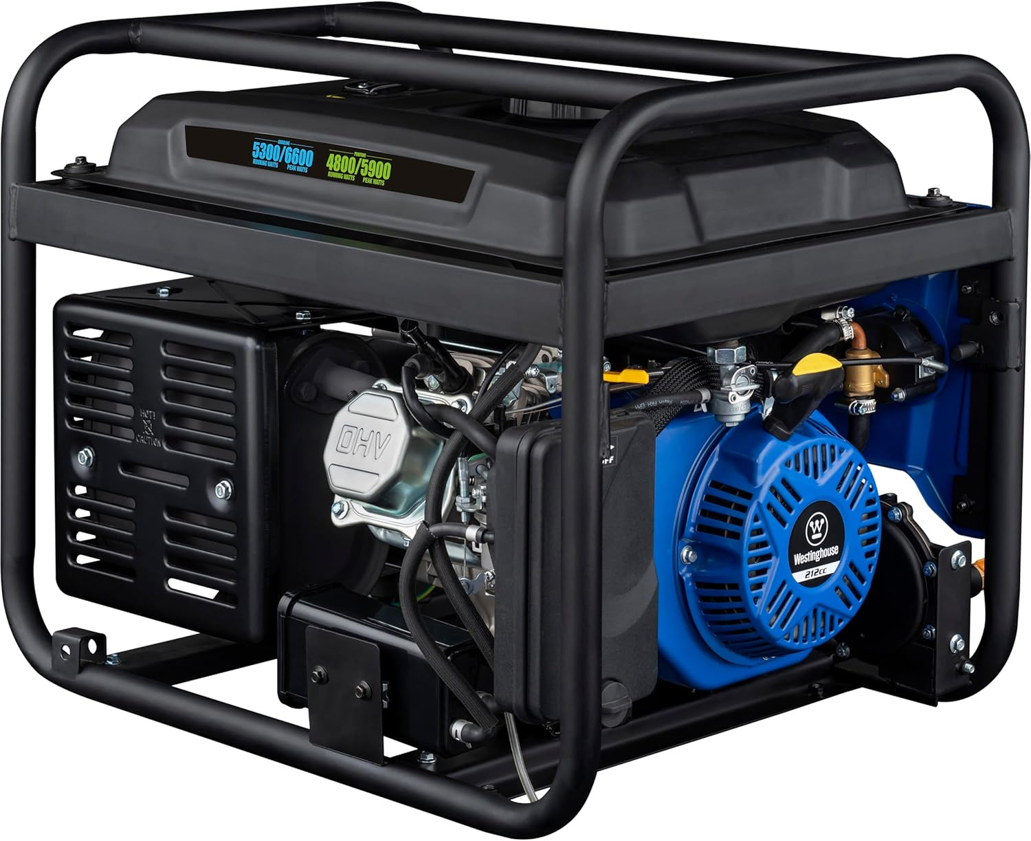 6600 Watt Dual Fuel Portable Generator with Remote Start & CO Sensor