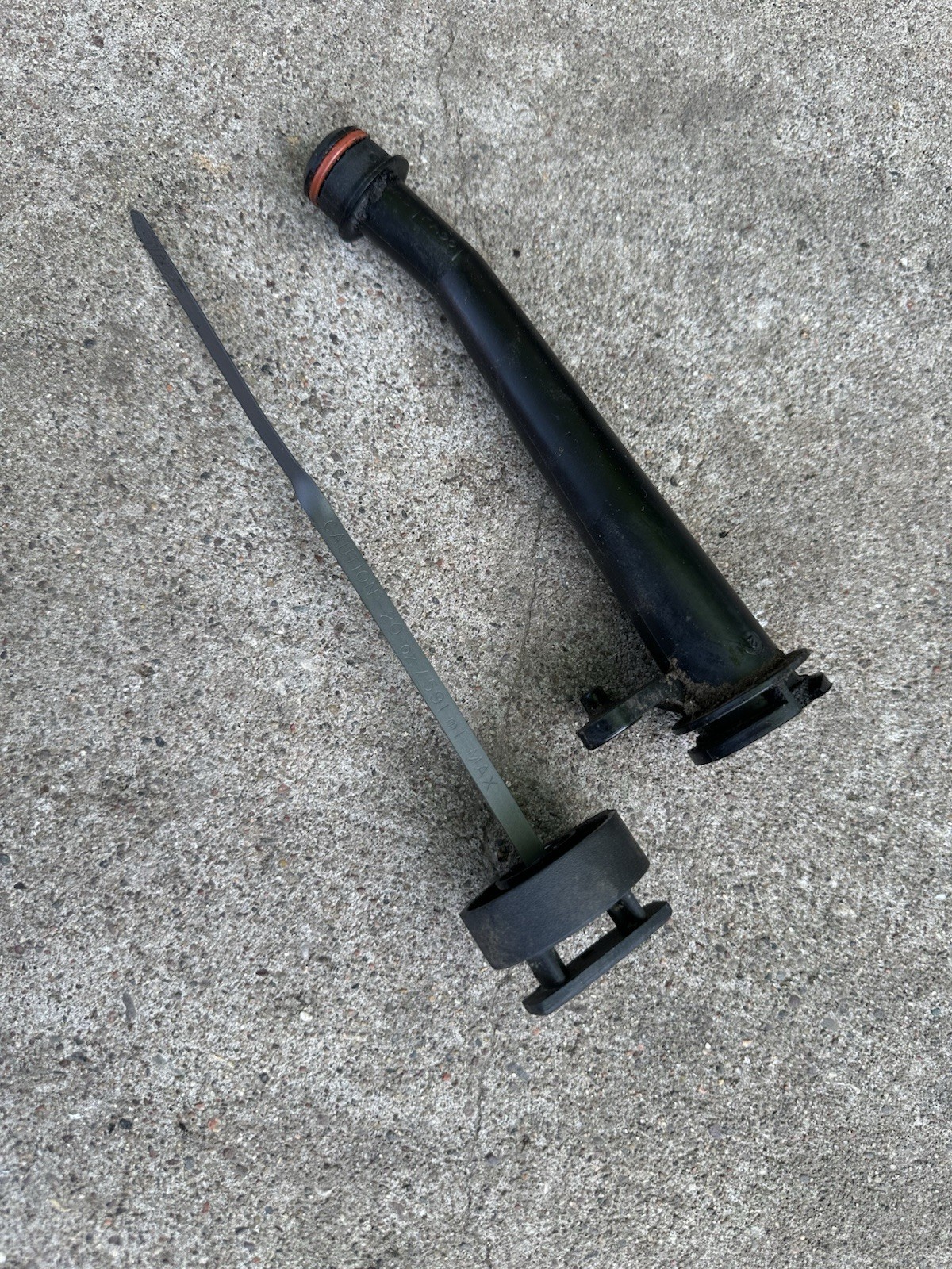 John Deere Js60 Lawn Mower Engine Oil Dipstick Fill Tube