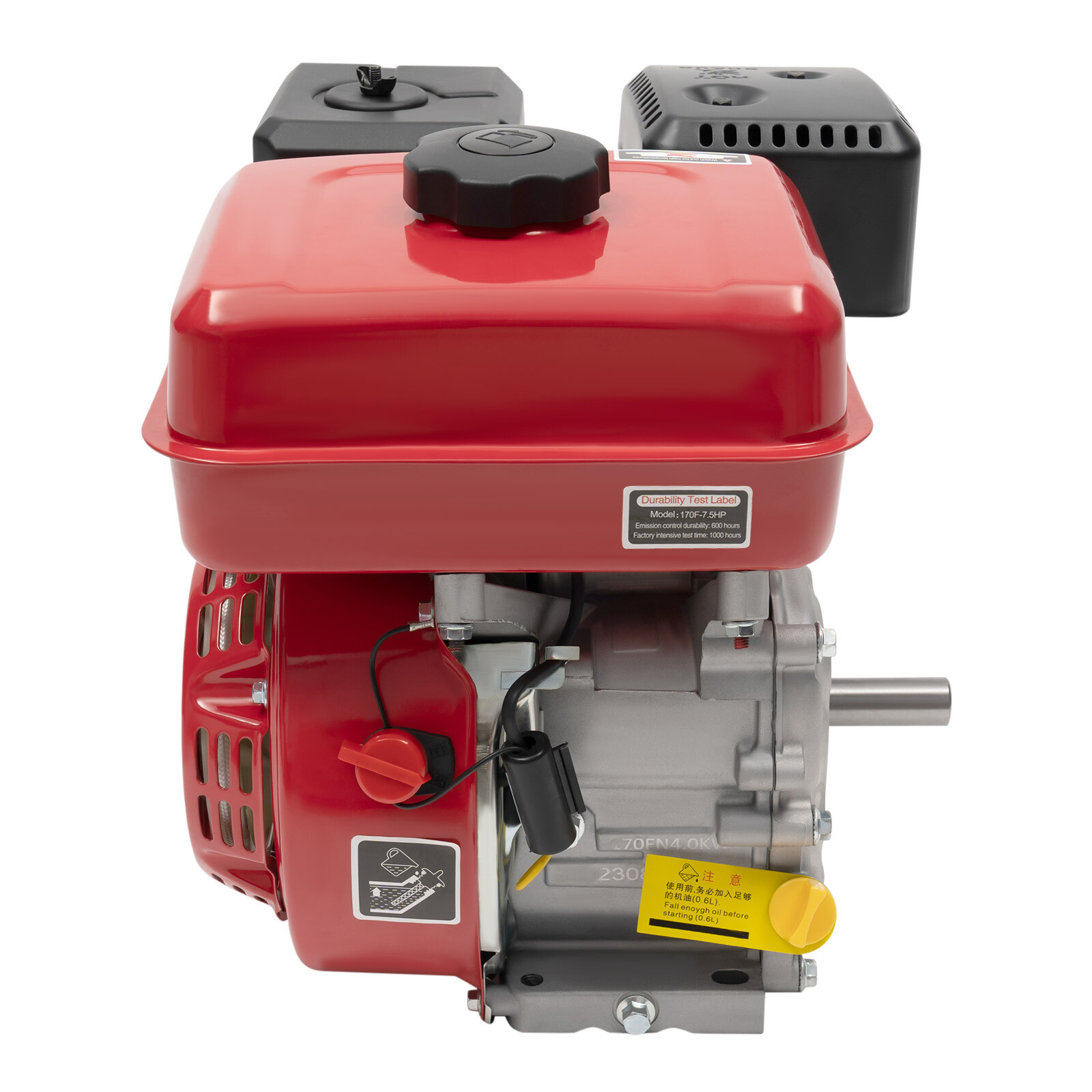 3000w Gas Powered Engine, 7.5 Hp Motor 4 Stroke Gas Powered Portable Engine