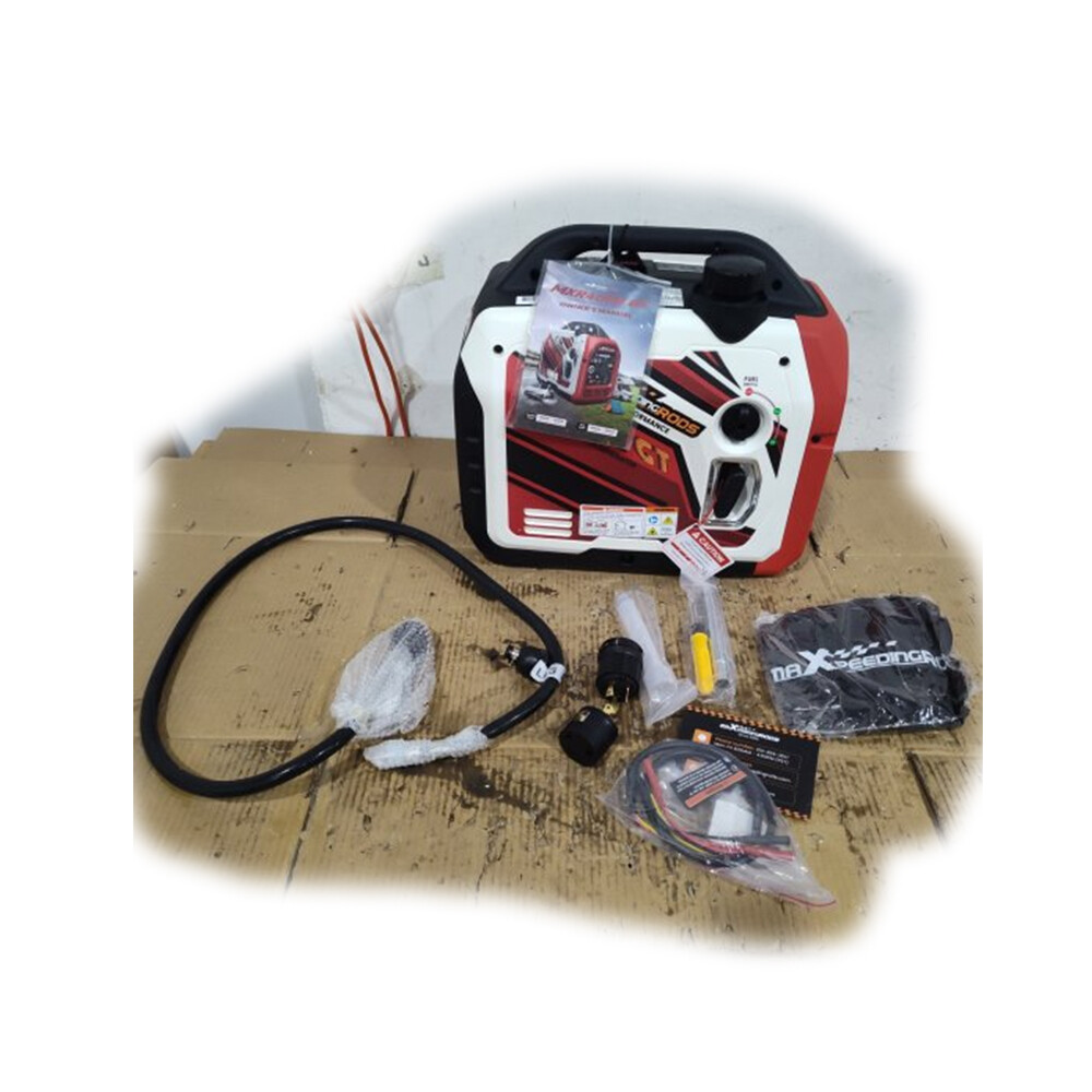 4000W Gas/LPG Dual Fuel Portable Generator Inverter Bluetooth E-start Returned