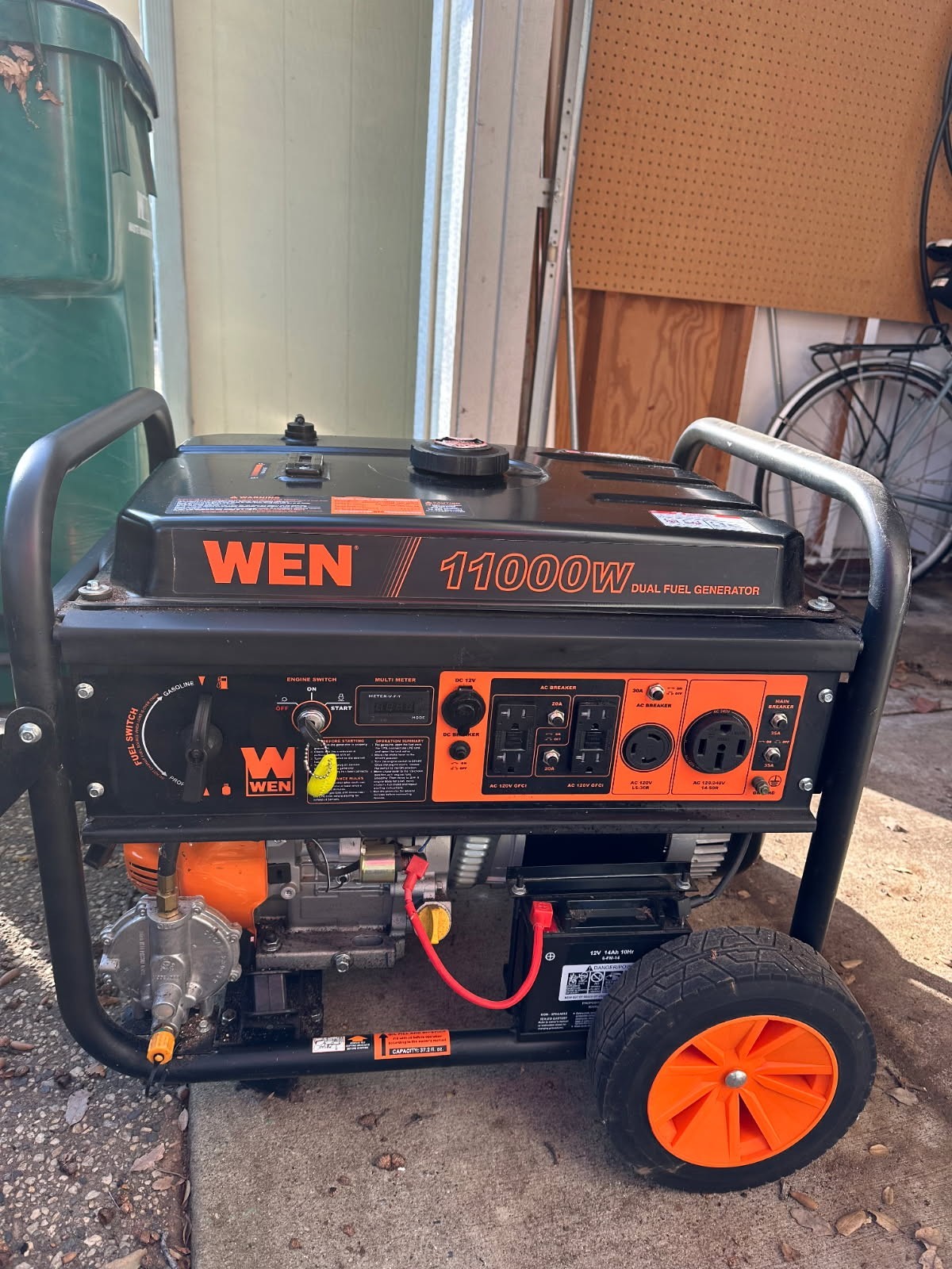 DF1100T-WEN 11,000 Watt 120V/240V DualFuel Portable Generator-Pre-owned-Colorado