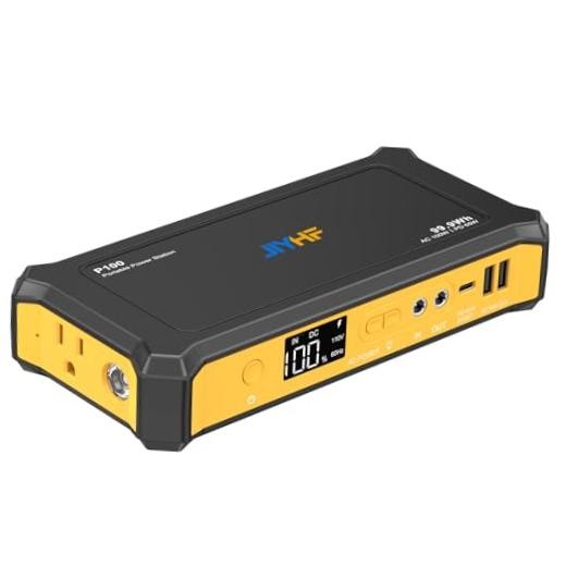 Portable Power Station 99.9Wh, Laptop Charger & Backup Power with P100 Orange