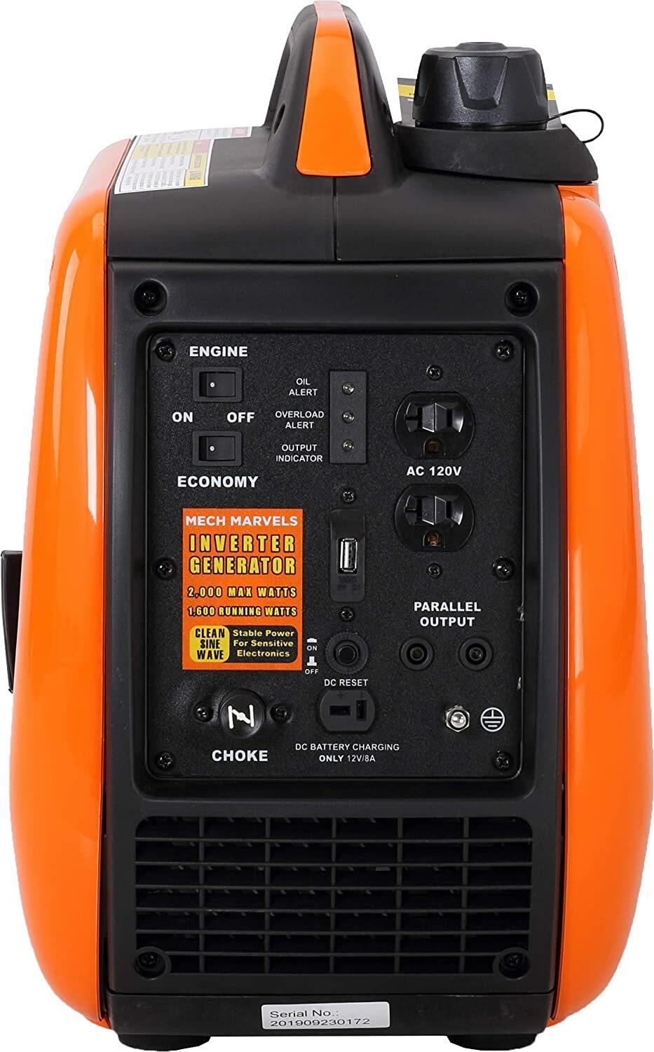 Mech Marvels Portable Generator 2000 Watt Ultra Quiet