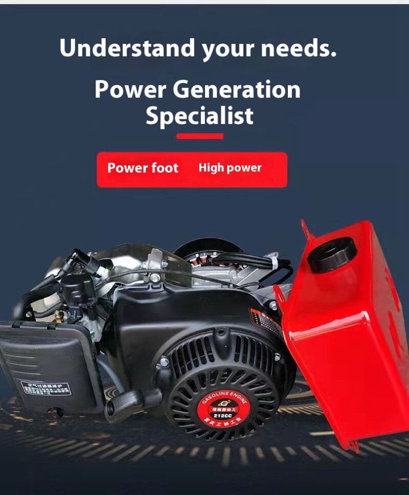 Electric Tricycle Range Extender Generator Oil-electric Hybrid Gasoline