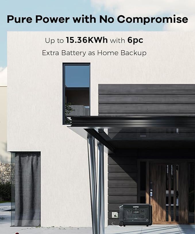 OUPES B2 Extra 2048Wh Battery for Power Station Mega 1/2/3 Solar Generator