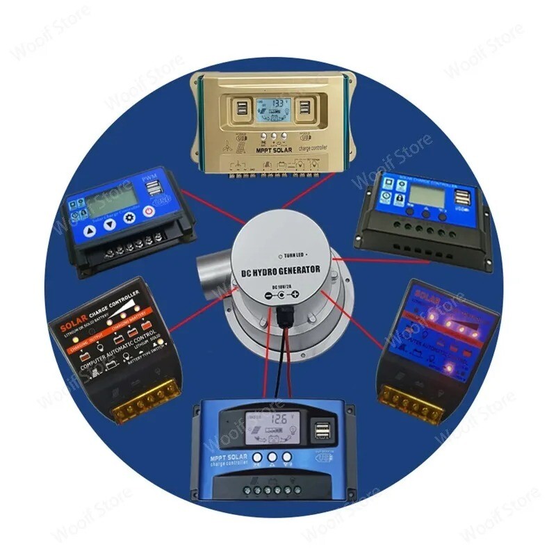 Water Turbine Type Small Hydro Generator DC Permanent Magnet Brushless
