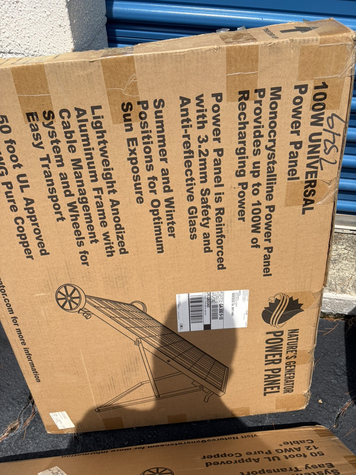 Nature’s Generator Lithium 1800 + 100W Solar Panel