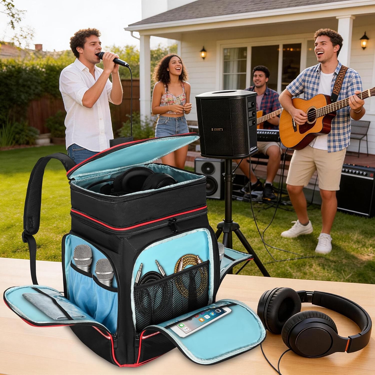 Backpack Compatible with Bose S1 Pro Plus, Travel Bluetooth Speaker Carrying Cas