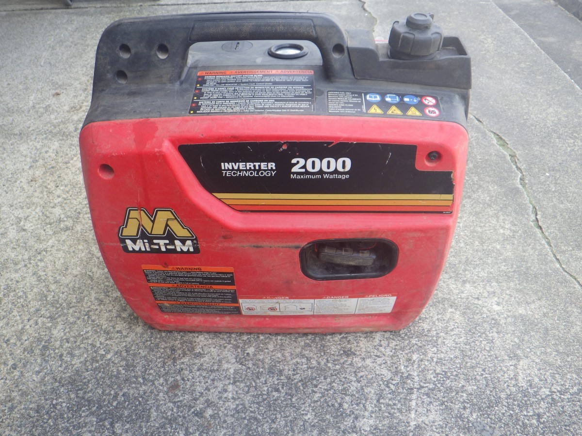 MI-T-M Invertor Generator Model Gen-2000-IMMO Tested to be working (TDY030462)