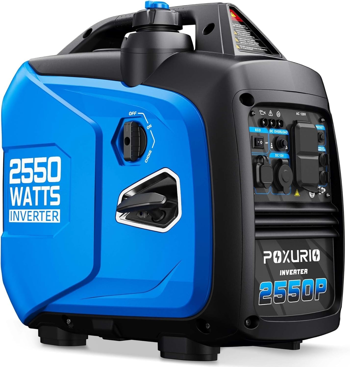 Portable 2550W Inverter Generator for Camping – Super Quiet & Up to 10 Hours