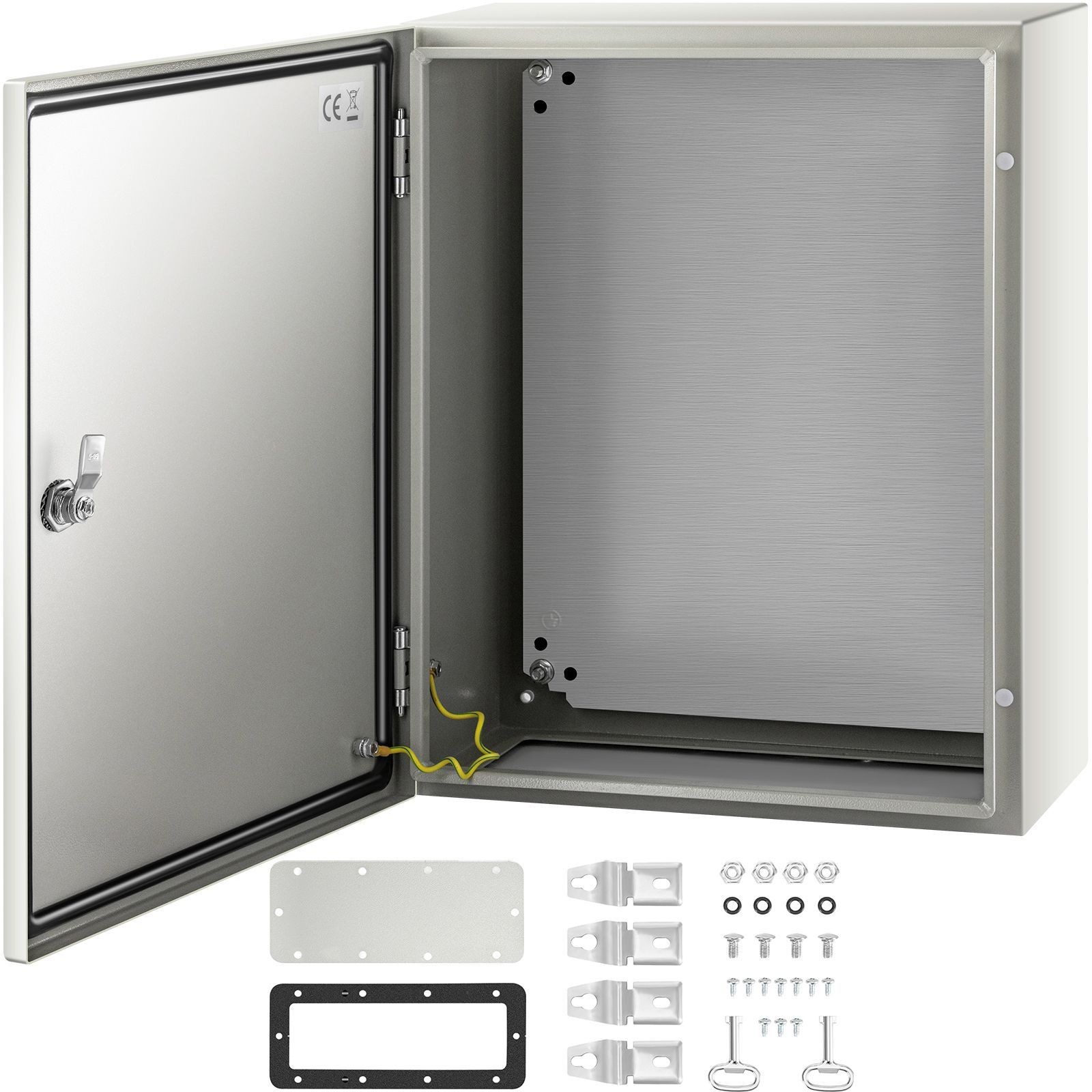 NEMA Steel Case, 20x16x8” NEMA 4X Metal Electric Enclosure, IP66 Water & Dust