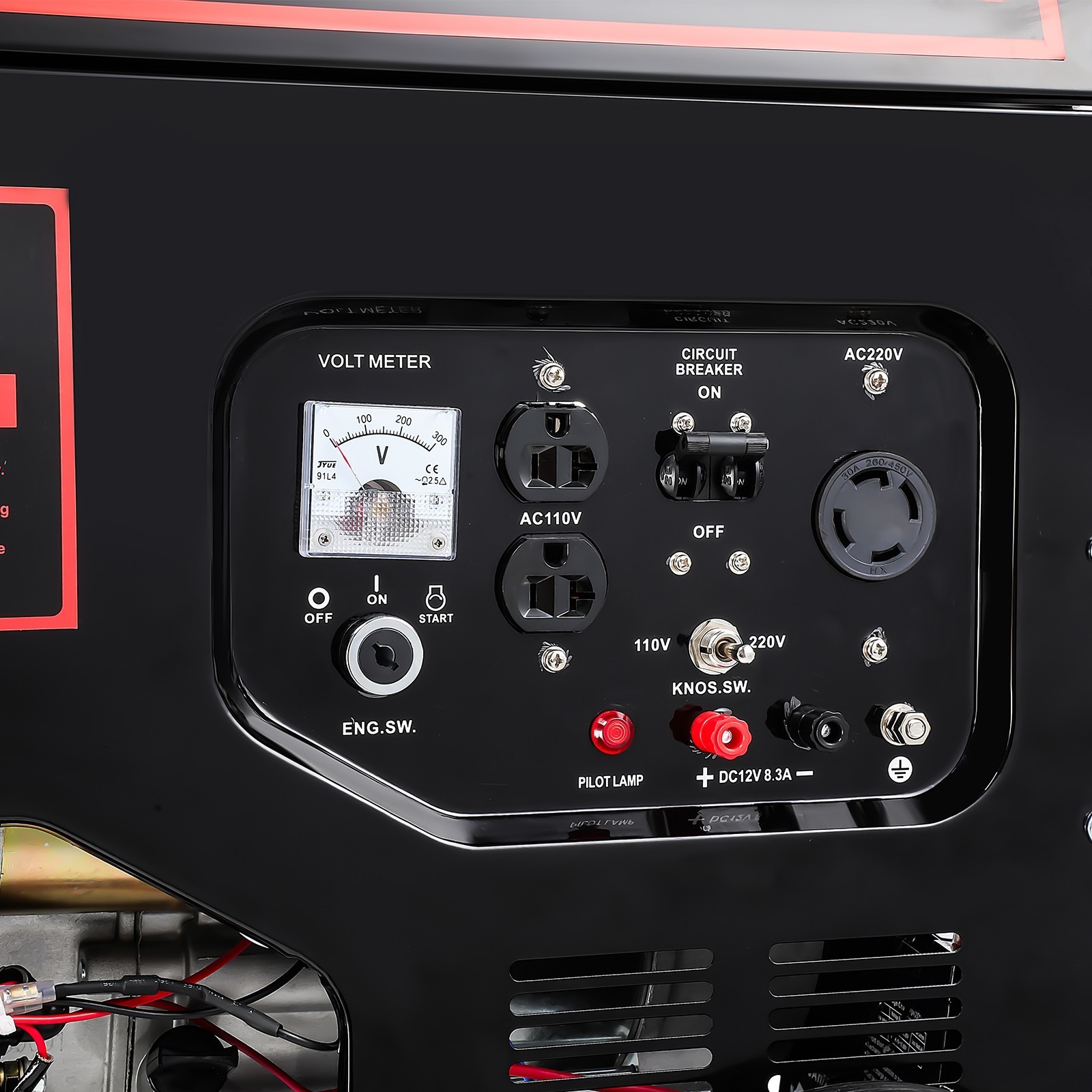 6KW Gas Inverter Generator Electric Start 110V&220V Generators Portable Quiet