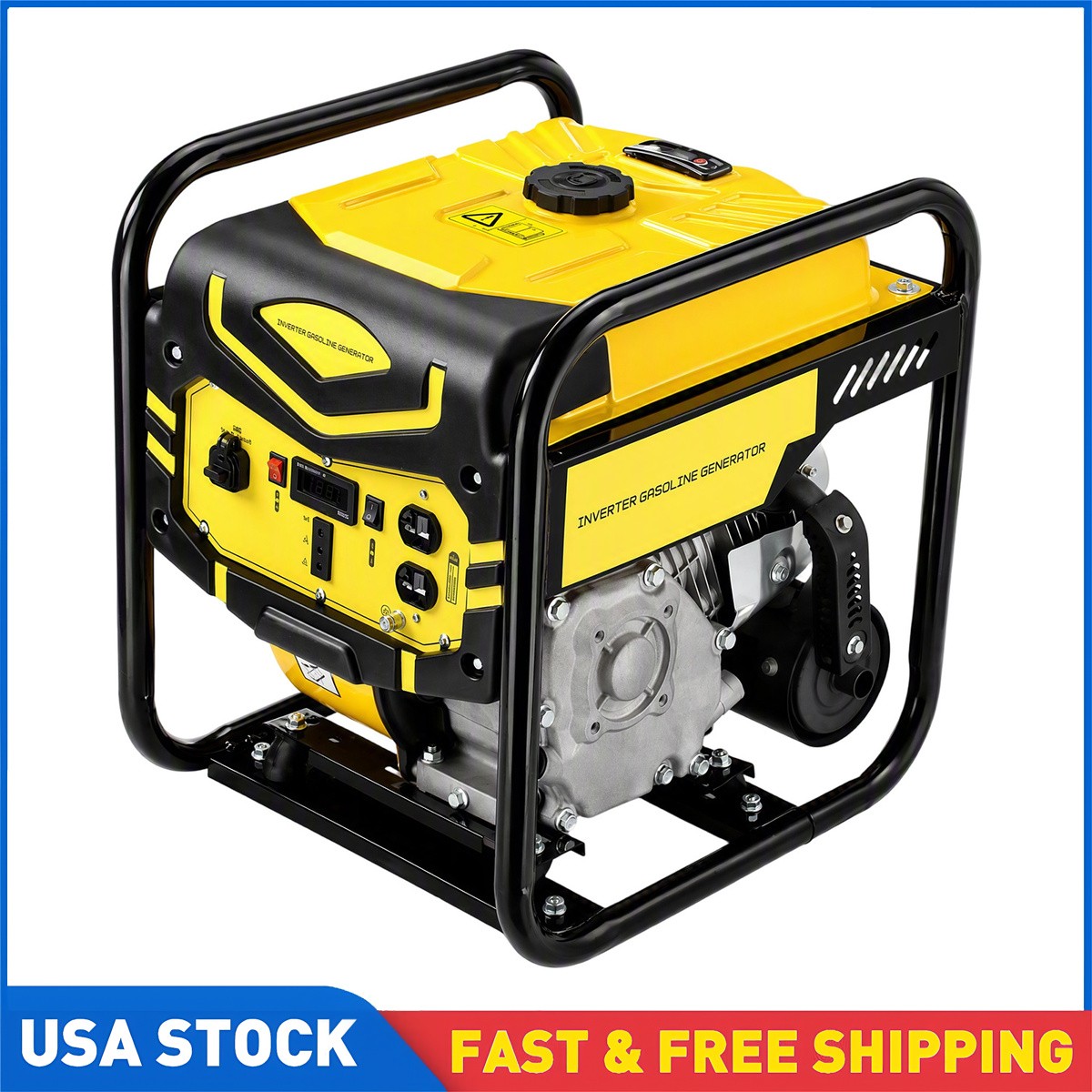 Quiet Portable Inverter Generator 2800W Gas Powered for Outdoor RV Camping