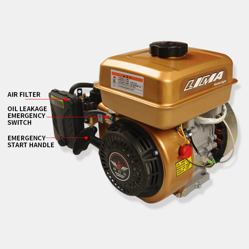 12v-24V 6KW Parking Air Conditioning Gasoline Generator diesel fuel Truck