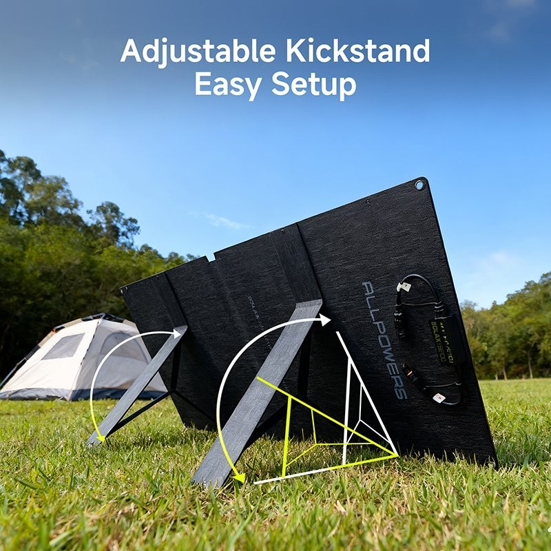 ALLPOWERS SOLAX SE100 Portable Solar Panel 100W ETFE IP68 Foldable Solar Charger