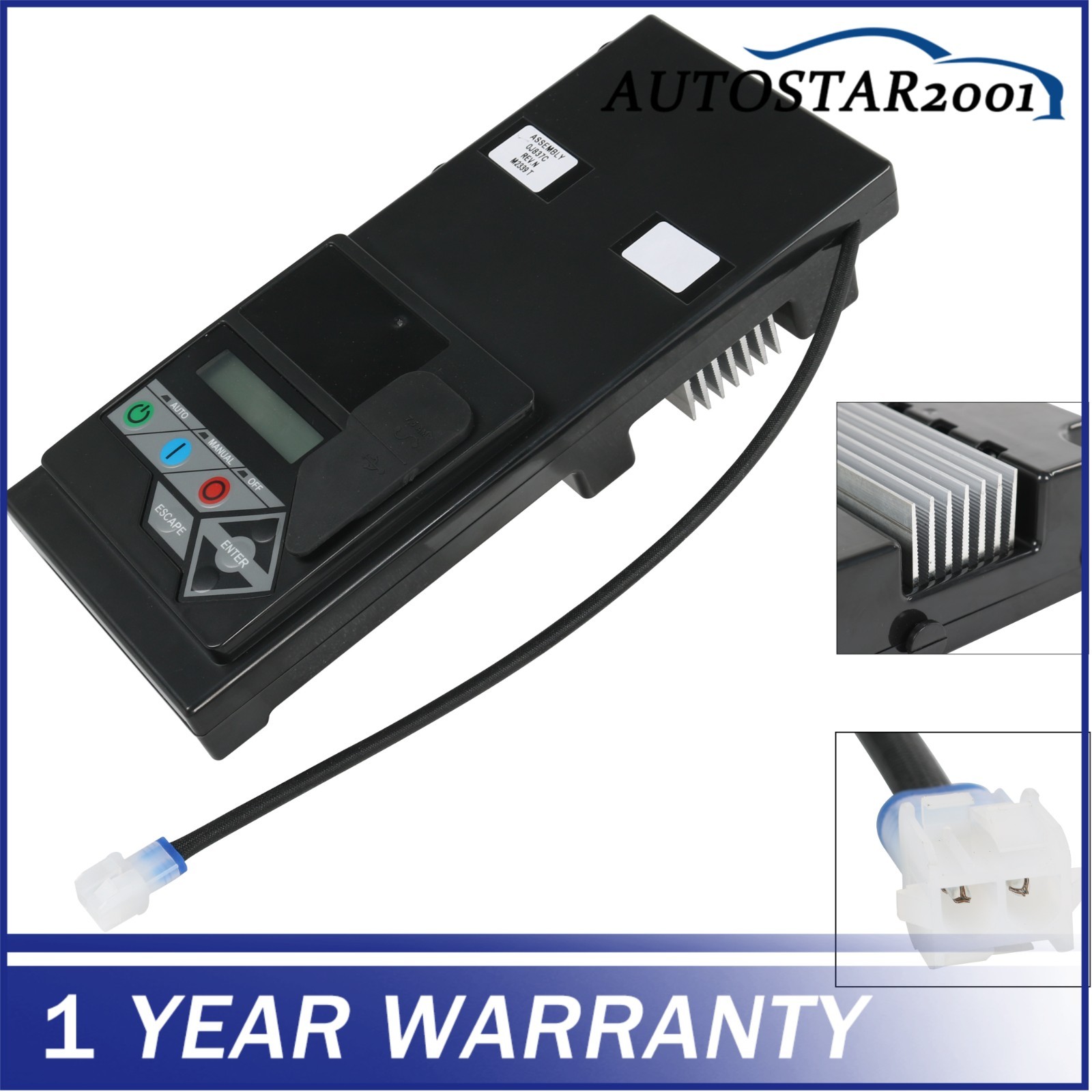 Black Controller Assembly 0J8371C RV Generator Standby HSB AC (PWY) NEW