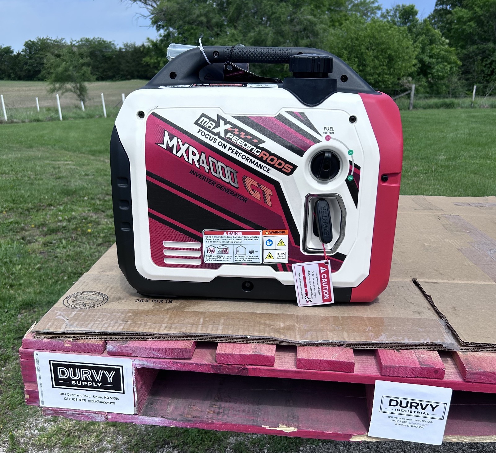 New. 30 amp. 4000 watts. Bluetooth Control. MXR4000GT