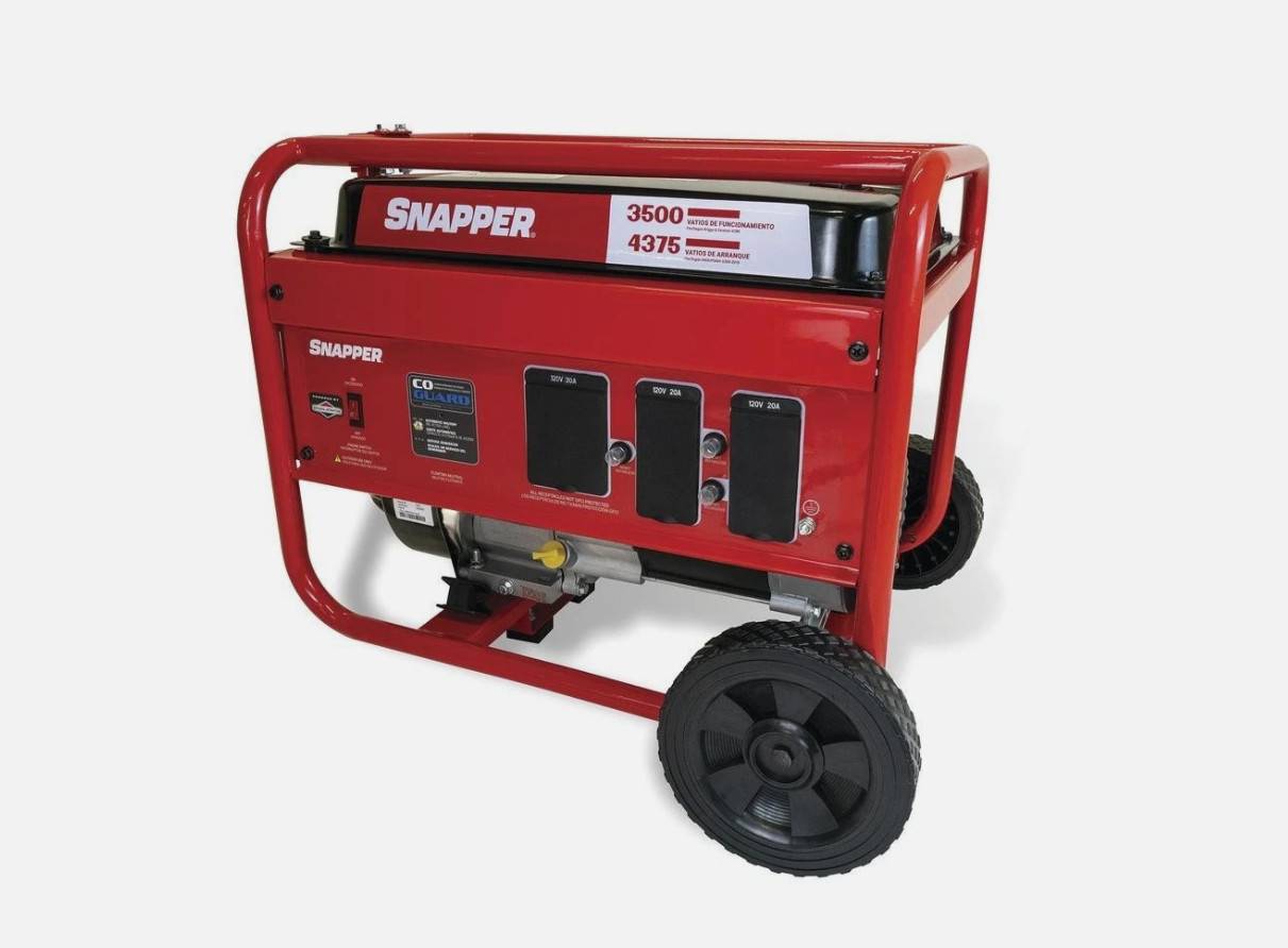 Snapper – 3,500 Running 4,375 Starting Watt Gasoline Portable Generator – 033001