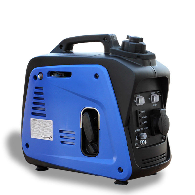 800W Portable Silent Camping Gasoline Power Inverter Generator Set 220V