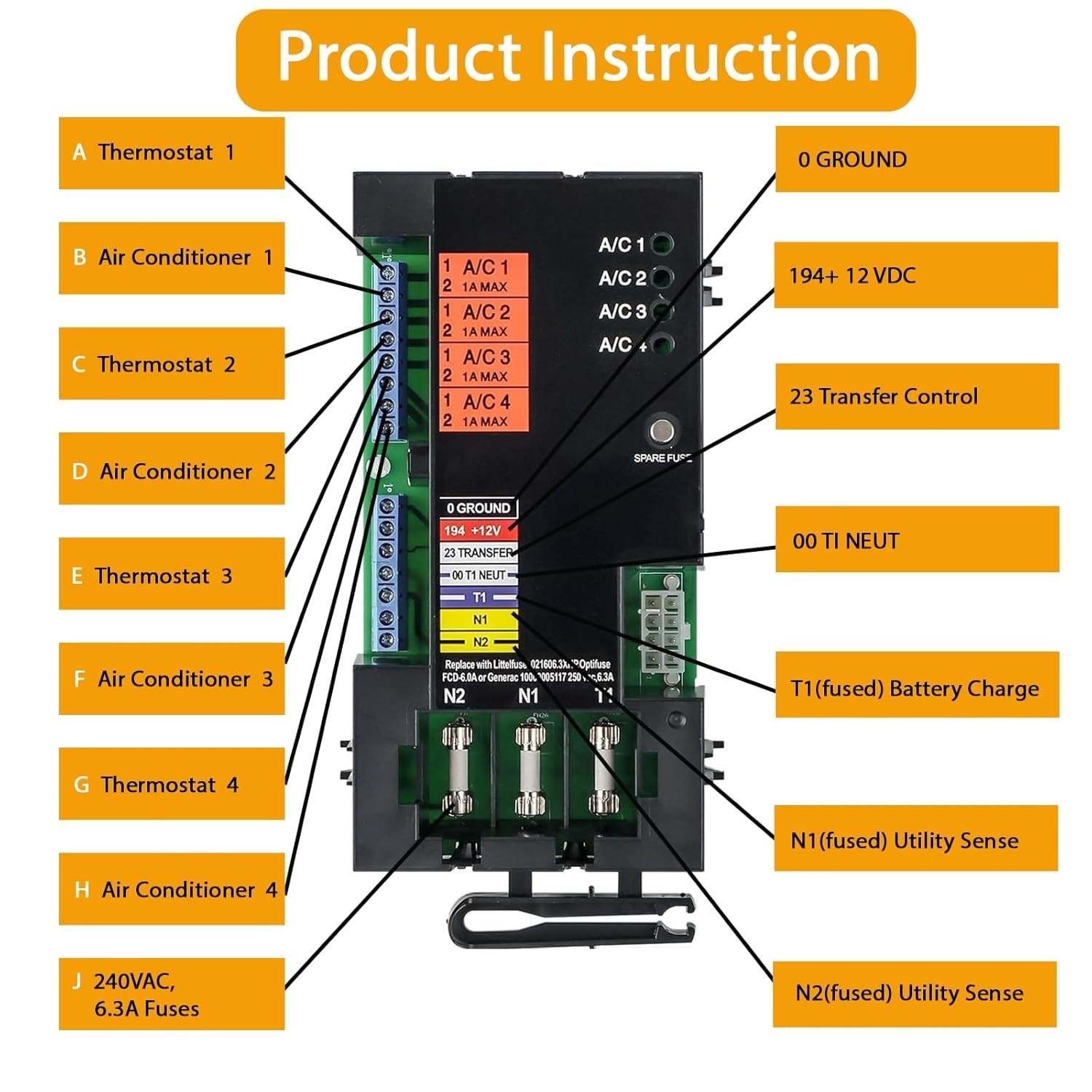 A0004499959 Automatic Transfer Switch ATS Control Module for Generac 100/200A