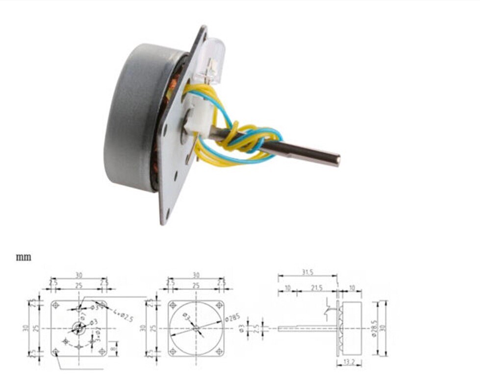 Small Mini AC Electric Generator Hobby Alternator Kids Wind Hydro Experiment