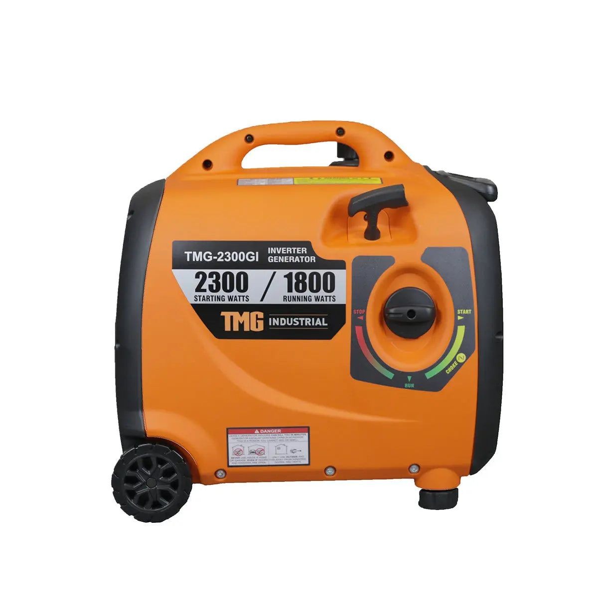 2300W Quiet Inverter Generator, 79cc Engine, 120/240V, Wheels & Pull Handle