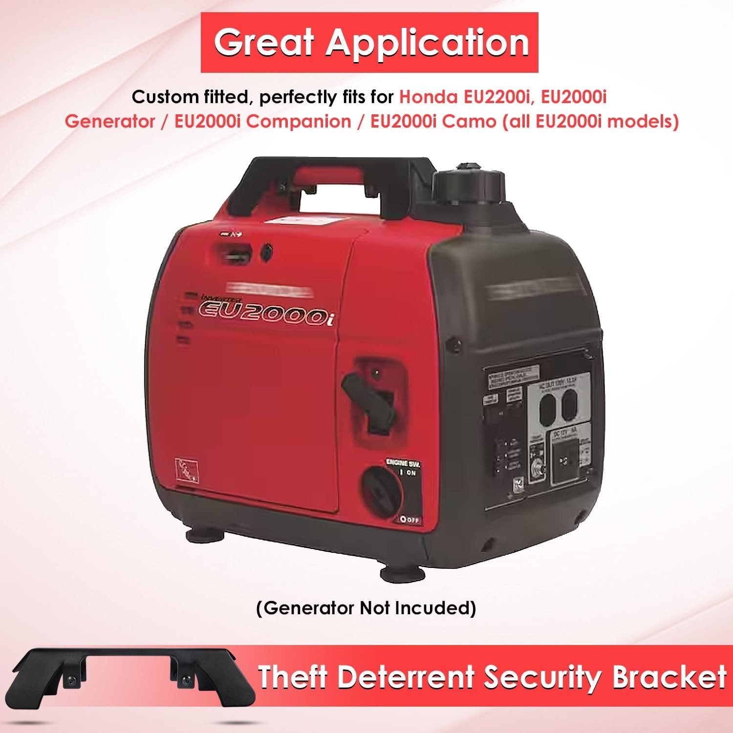 Theft Deterrent Security Bracket for Honda Generator EU22i EU2200i EU2000i