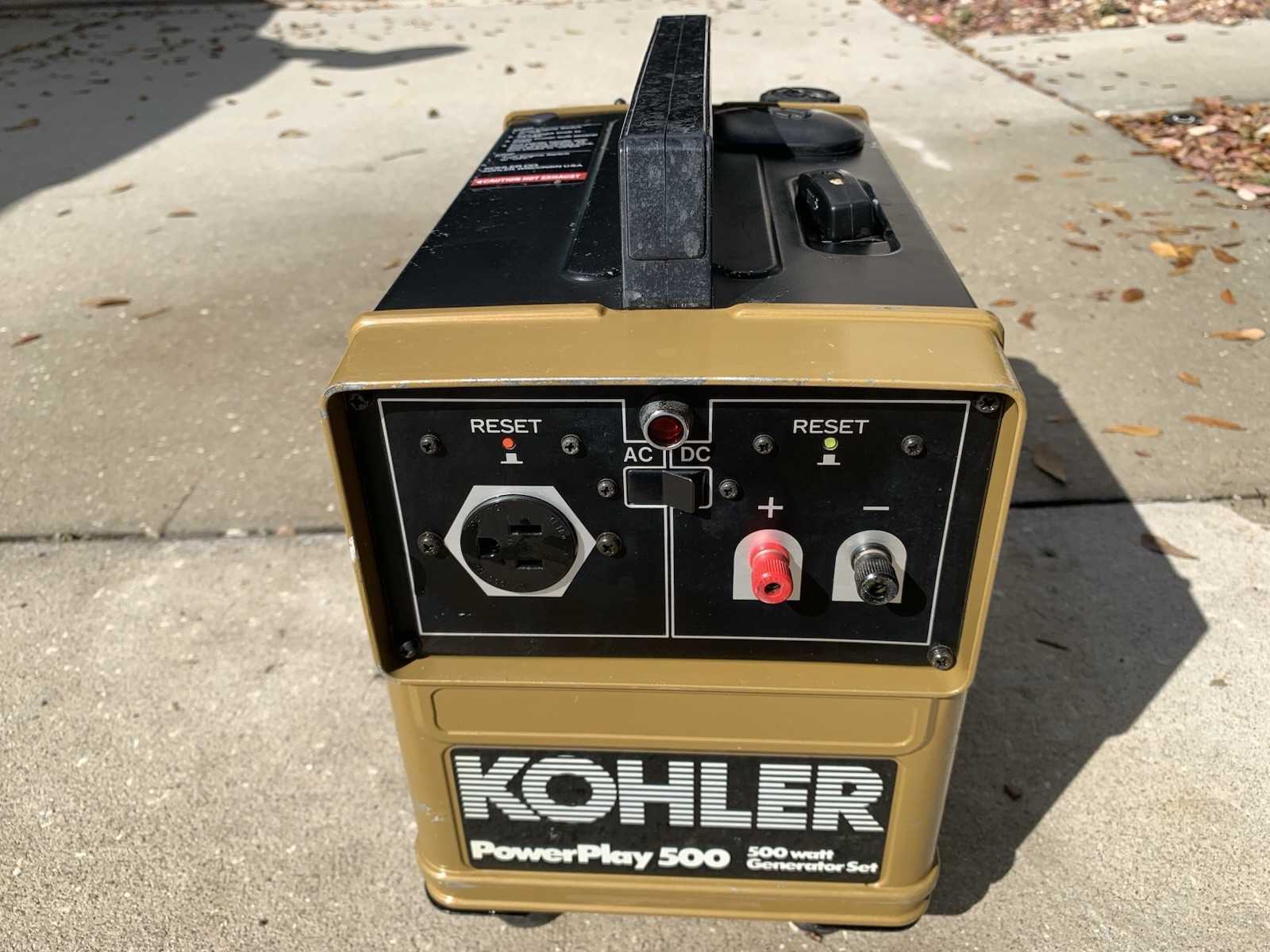 Kohler PowerPlay 500 Watt Quiet Generator Set AC/DC w/ Batt Charging Port Eu Ef
