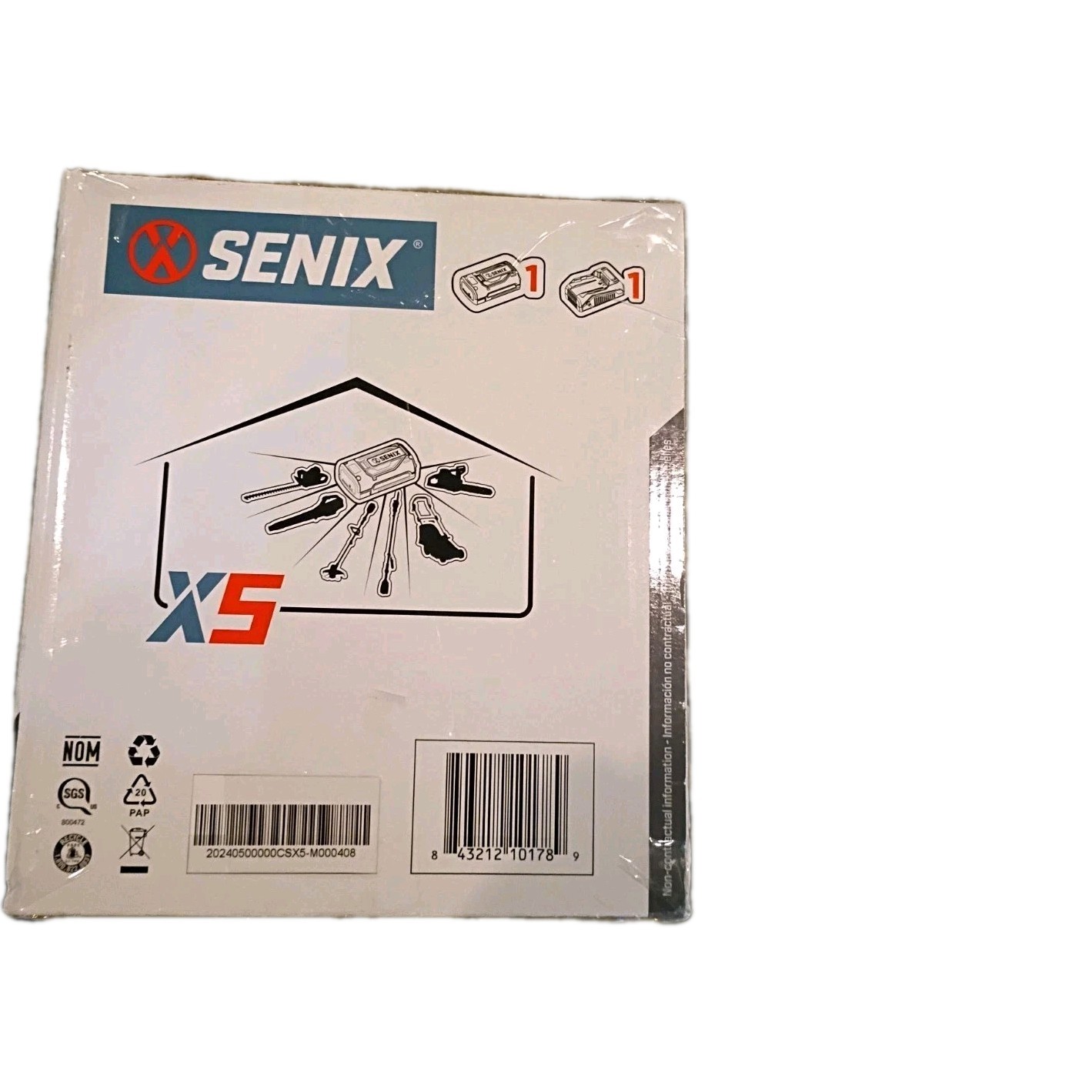 Senix 58 V 14 Inch Chainsaw Kit