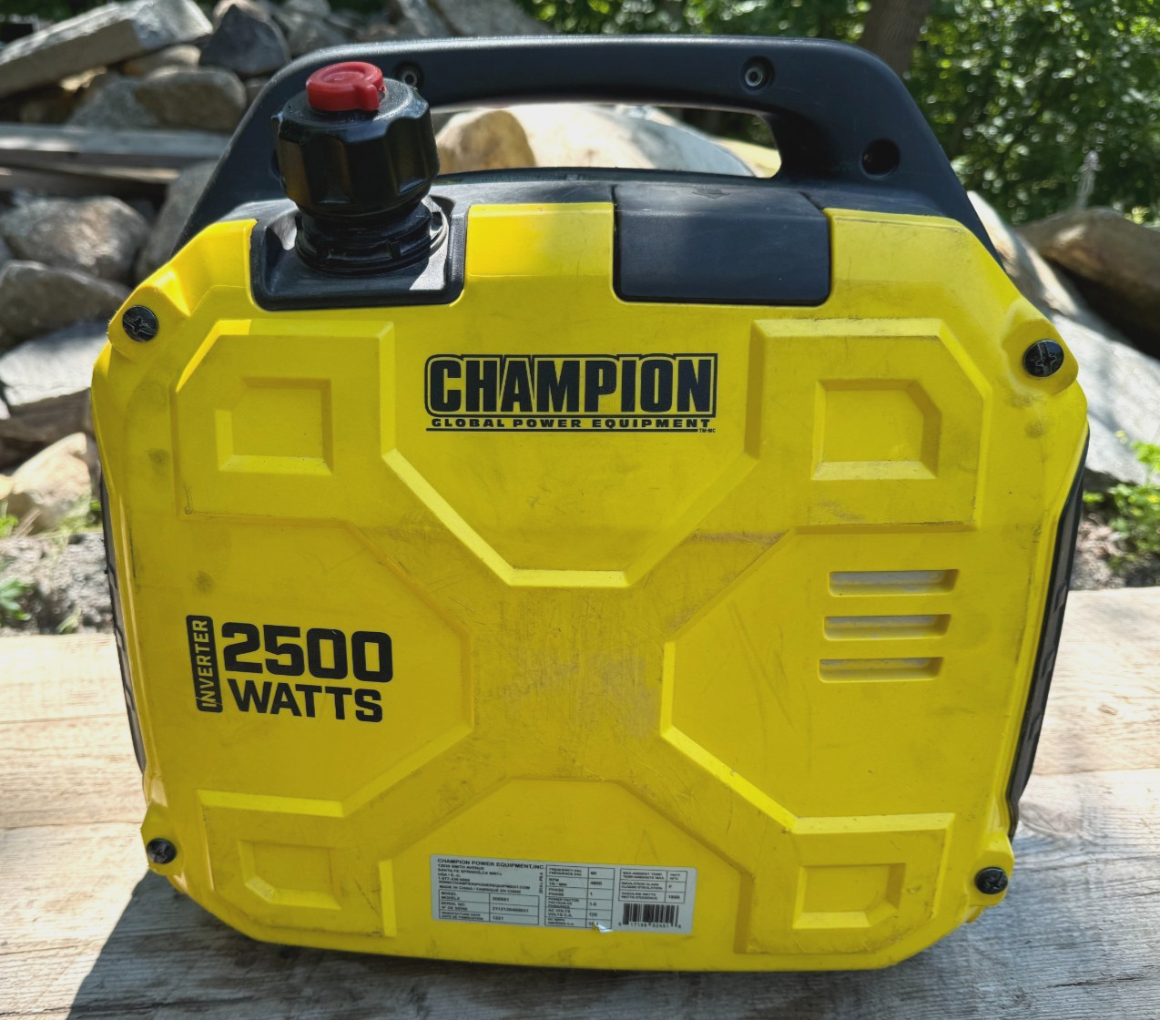 Used CHAMPION 2500 Watt Portable Gas Generator Model #200951