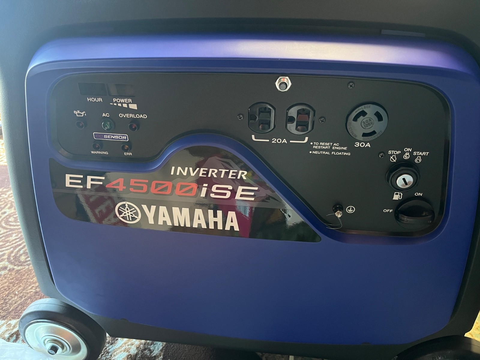 4500W Yamaha EF4500iSE Generator Demo Fuel Efficient