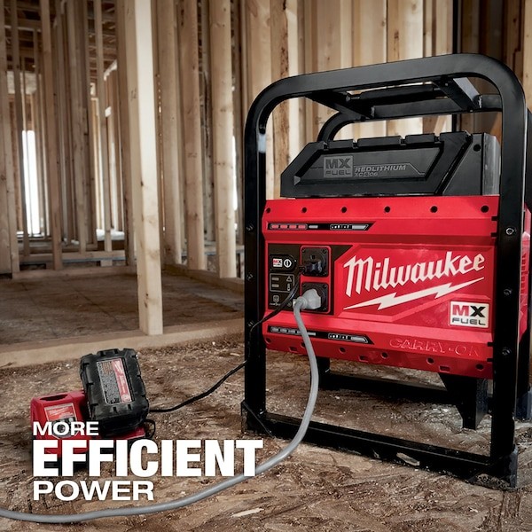 Milwaukee Tool Mxf002-2Xc Portable And Inverter Generator, 1, 800 W Rated, 3,