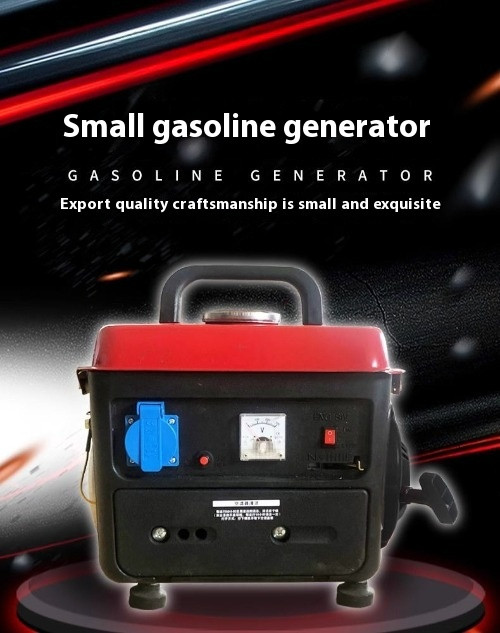 650W Small Gasoline Generator Home Mini Single-Phase Inverter Power Generator