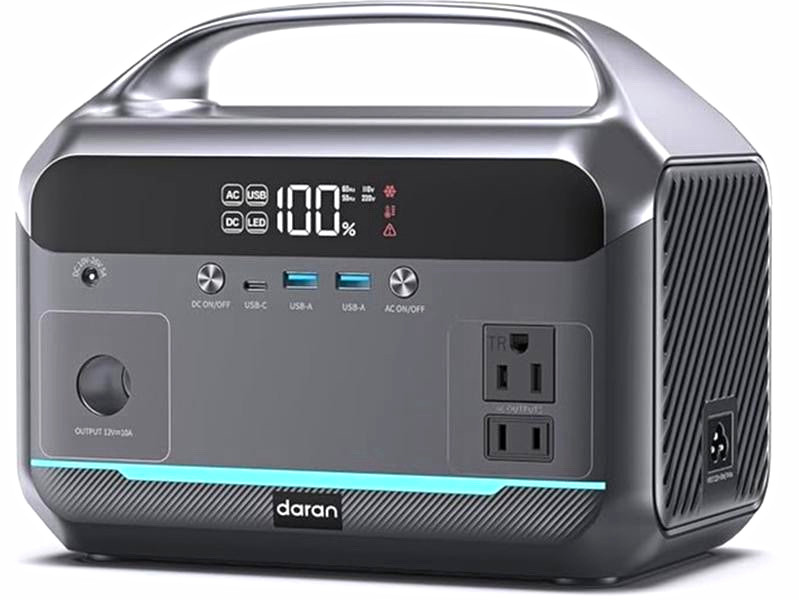 DaranEner NEO300 Portable Power Station 288Wh 350W LiFePO4 USB-C 110V