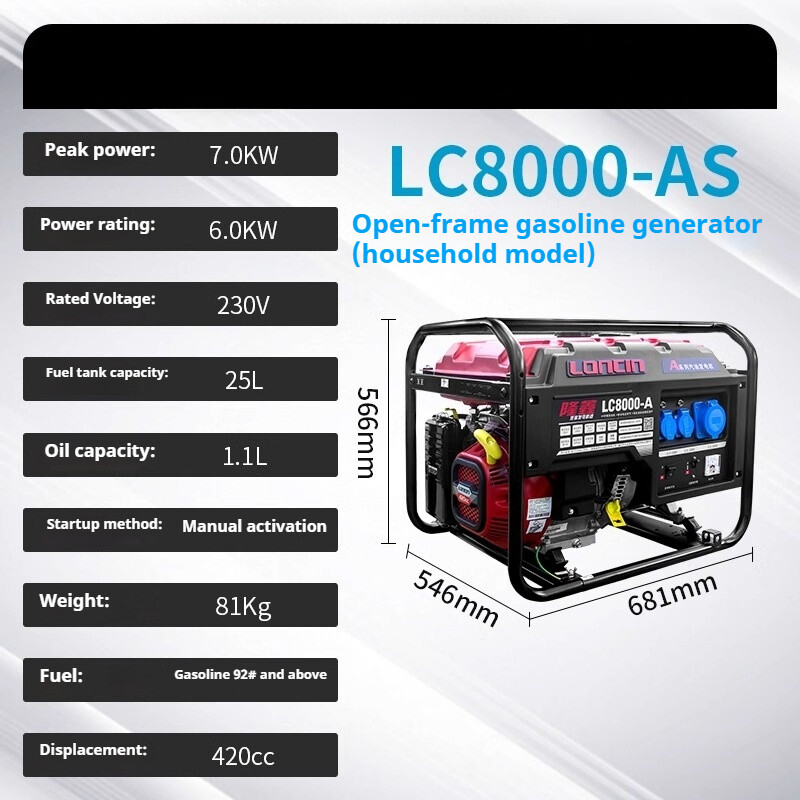 Small Micro Home Outdoor Quiet Permanent Magnet Brushless High Power Generator