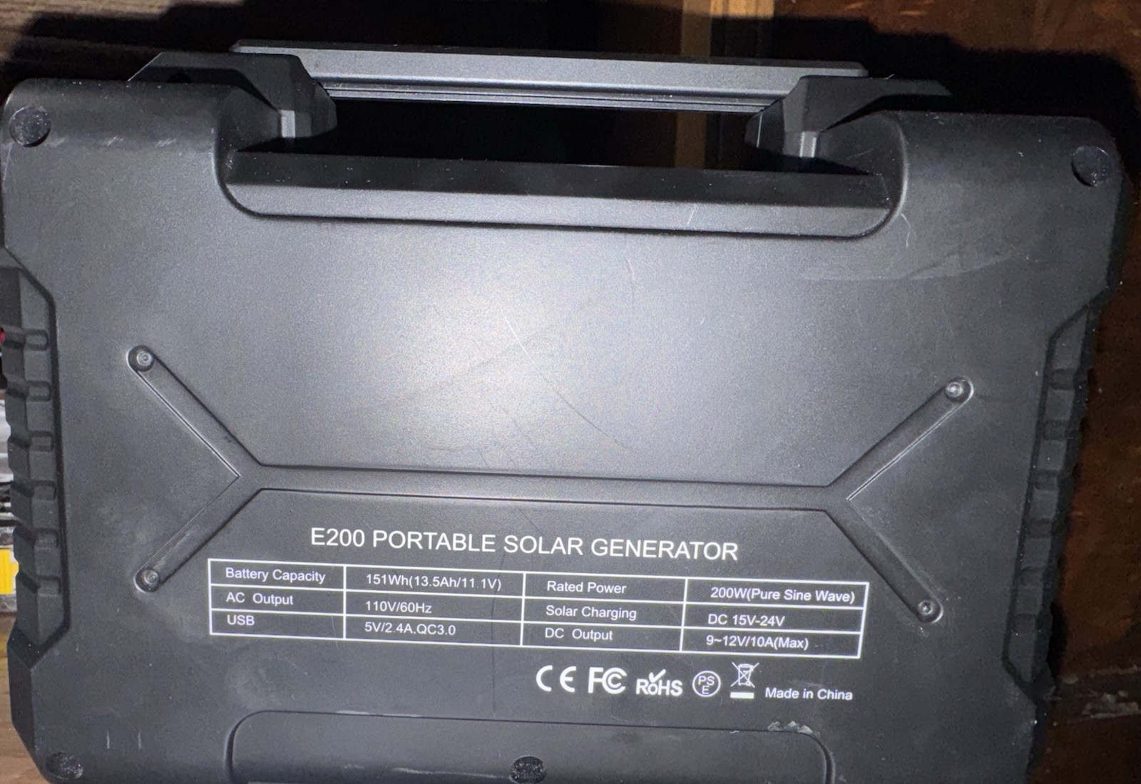 FlashFish Portable Solar Generator Lithium-Ion AC/DC/USB Multifunction