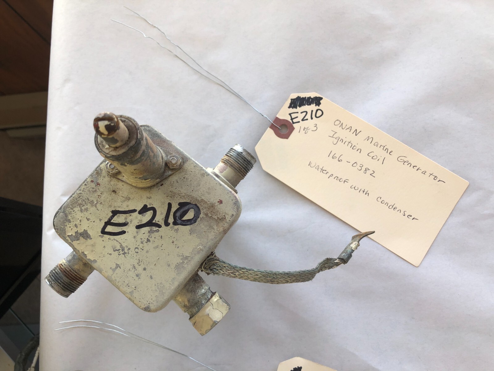 E210 E211 E212 Onan 166-0382 Waterproof Ignition Coil