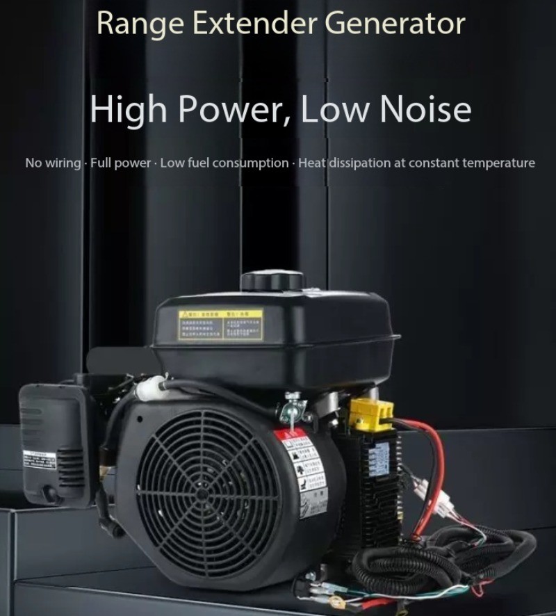 48/60/72V Electric Three-Wheel and Four-Wheel Gasoline Generator Range Extenders