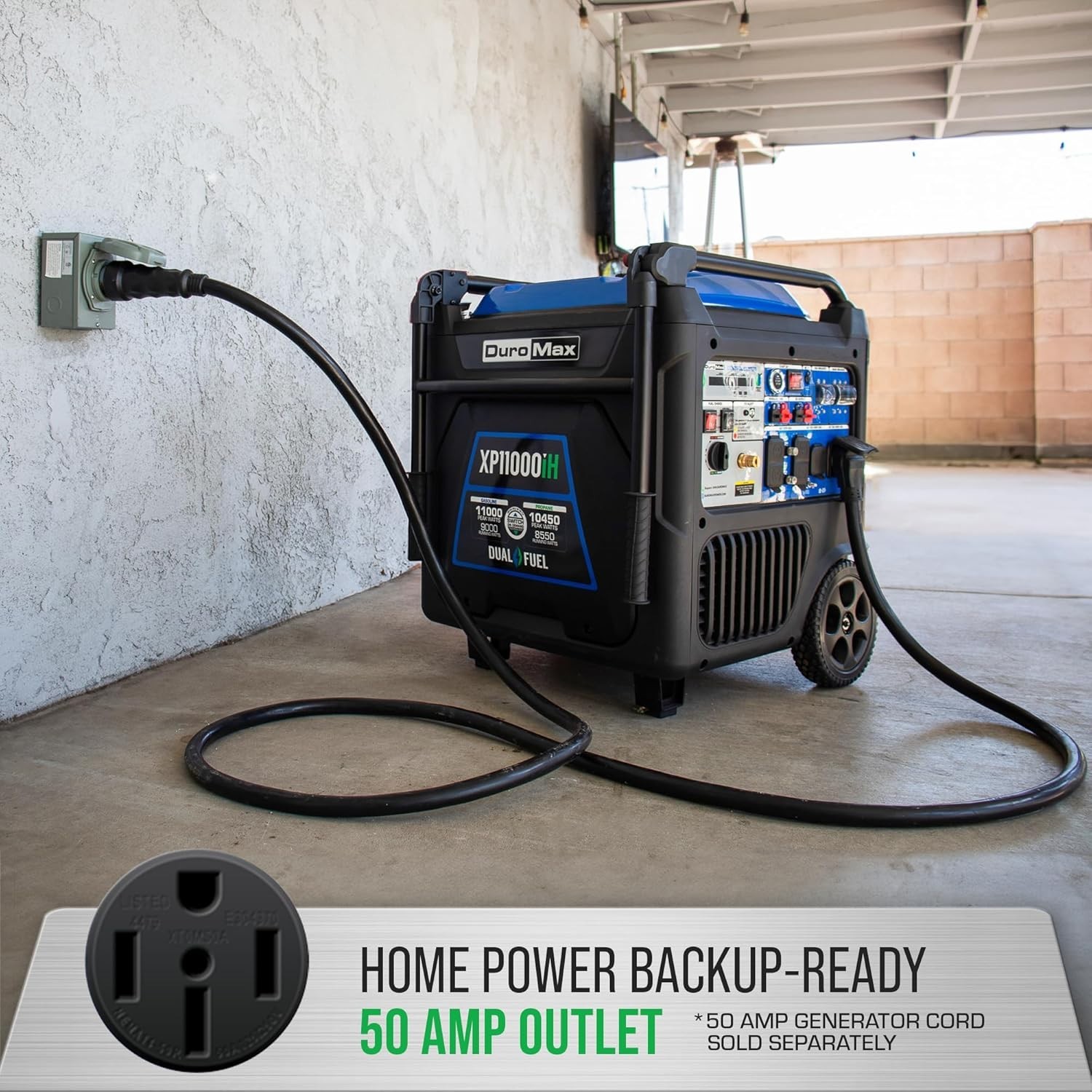 XP11000iH 11,000-Watt Dual Fuel Portable Digital Inverter Generator – Gas & Prop