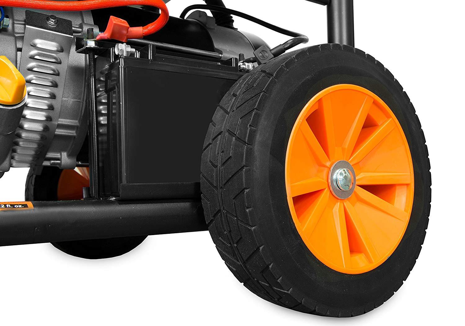 WEN 4,750-W Portable Hybrid Dual Fuel Gas Powered Generator with Electric Start