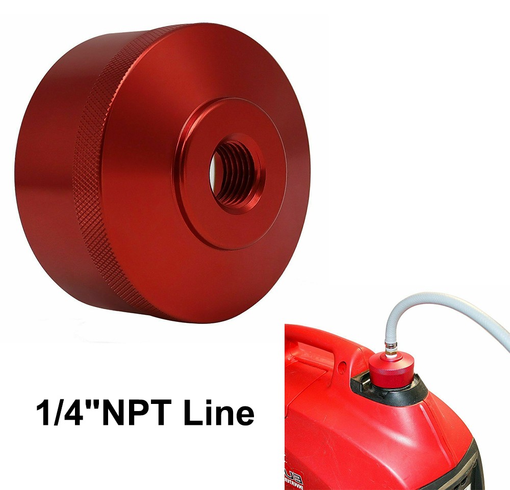 Aluminum Extended Run Fuel Gas Cap For Honda Generator EU1000i EU2000i EU2200i