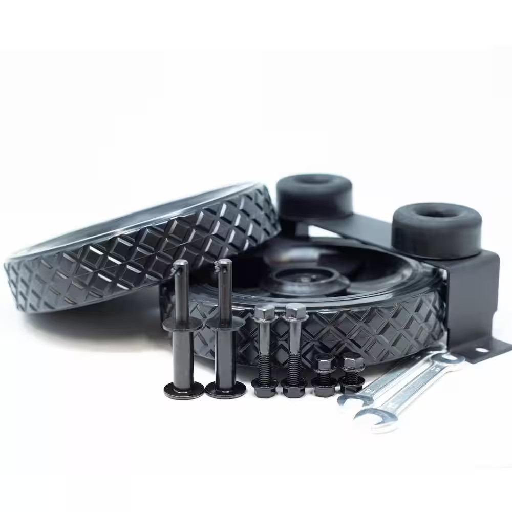 8 In. Never-Flat Wheel Kit and Handle for Portable Generator Free Ship NEW