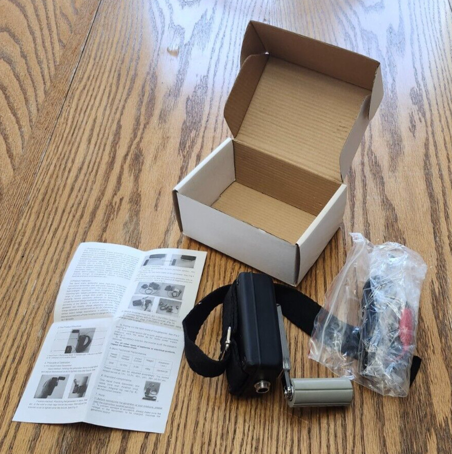 Hand Crank Generator 30w, 15V DC, 0-3A, XQ30W-01 – Open Box