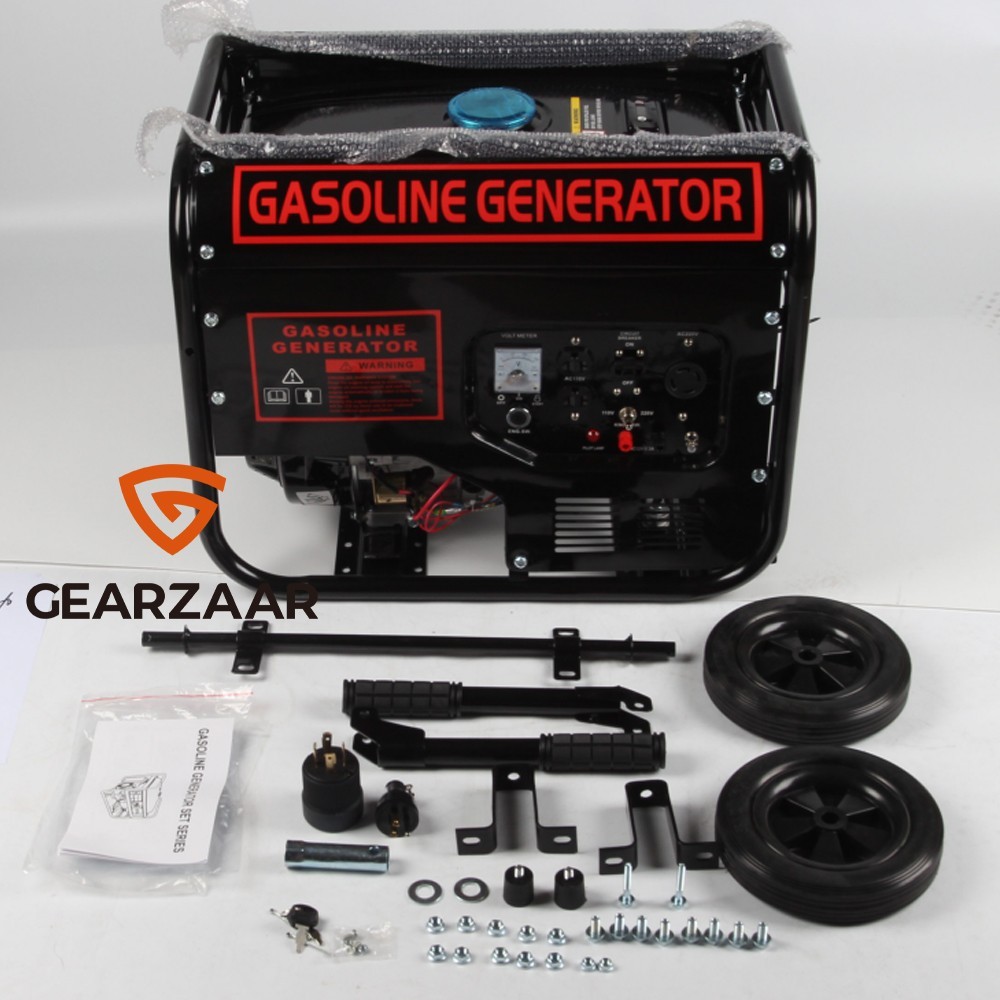 5000W Portable Inverter Generator Gas Powered Quiet-for Home Backup Construction